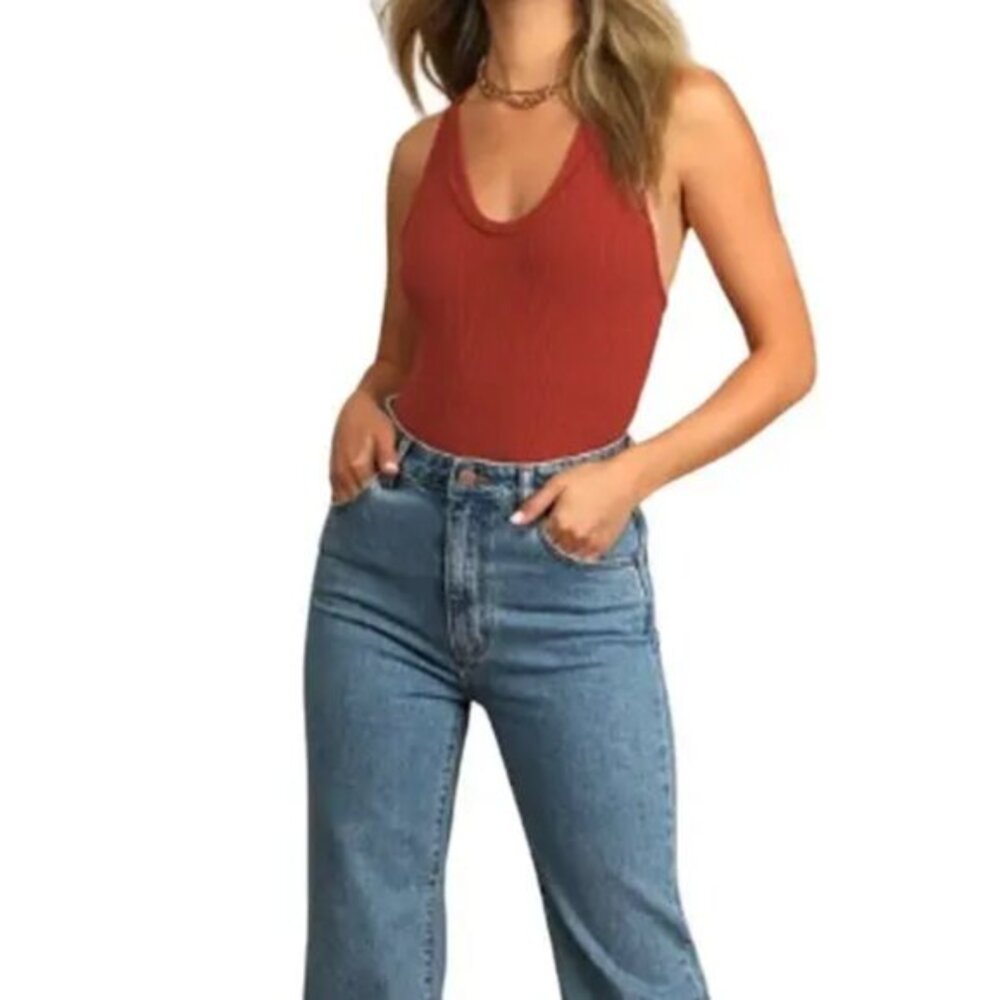 free people ribbed body suit